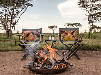 Legendary Nyasi Tented Camp: Lagerfeuer