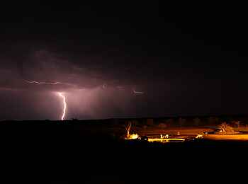 Okutala Lodge: Gewitter Okutala Lodge: Gewitter