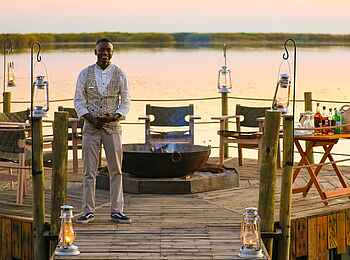 Sitatunga Private Island Camp: Die Boma