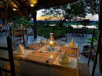 Thamalakane River Lodge: Restaurant Thamalakane River Lodge: Restaurant