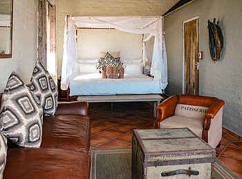 Desert Homestead: Blick auf das Bett