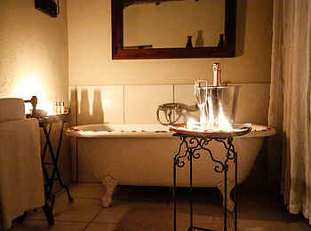 Notten's Bush Camp: Freistehende Badewanne in der Gästeunterkunft Notten's Bush Camp: Freistehende Badewanne in der Gästeunterkunft