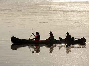 Nyamatusi Camp: Kanufahrt Nyamatusi Camp: Kanufahrt
