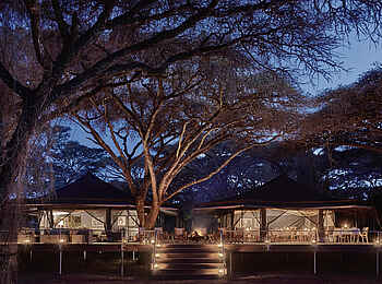 Sanctuary Ngorongoro Crater Camp: Blick auf den Hauptbereich