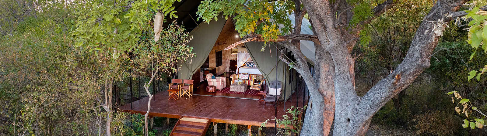 Duke's East: Zelt mit Veranda Duke's East: Zelt mit Veranda