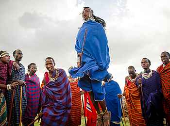 Entamanu Ngorongoro Camp: Tanzende Krieger