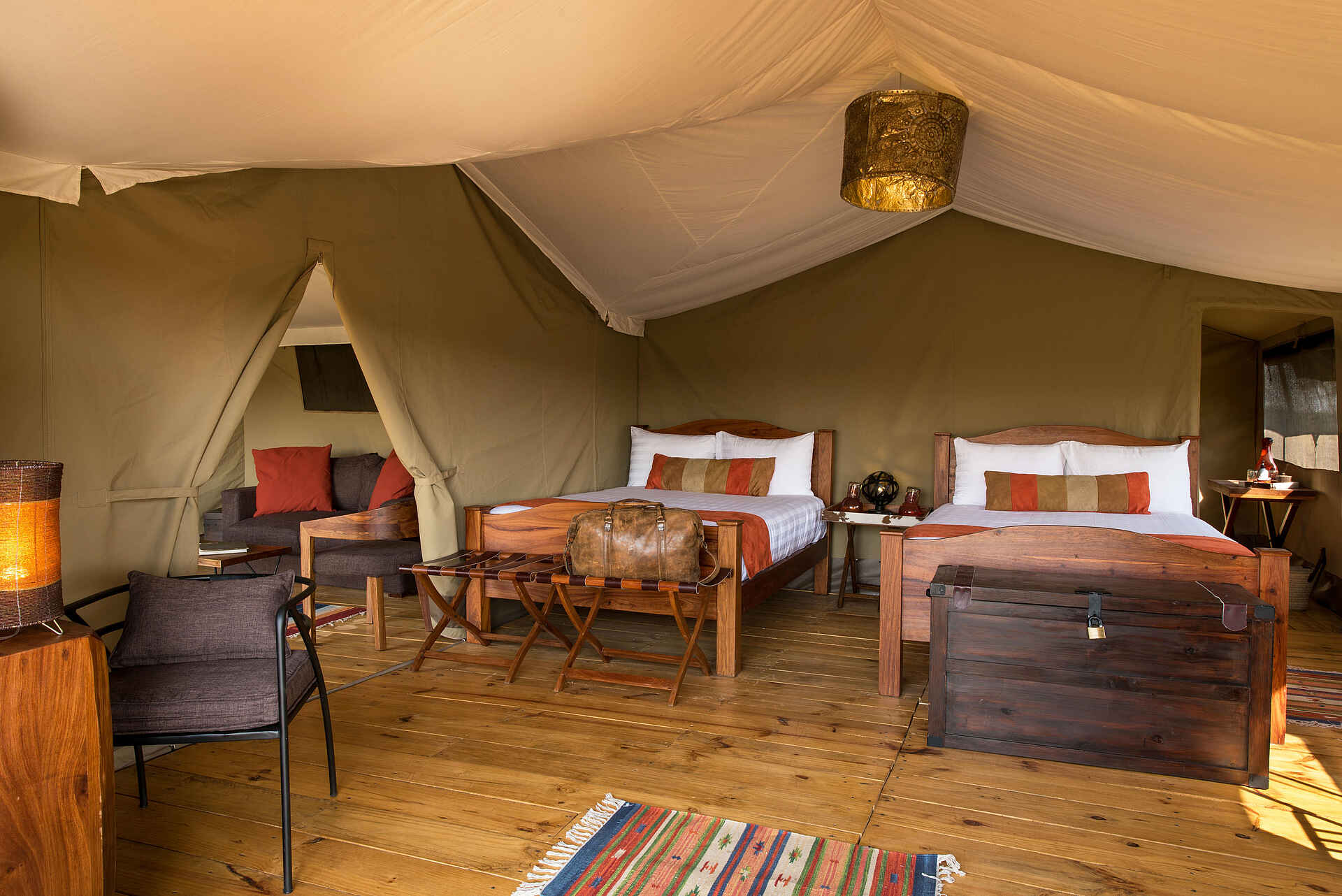 Lemala Mara Tented Camp: Zweibettzelt