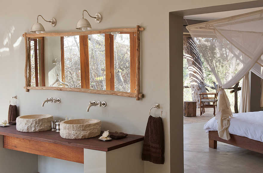 Mkulumadzi Lodge: Waschtisch Mkulumadzi Lodge: Waschtisch