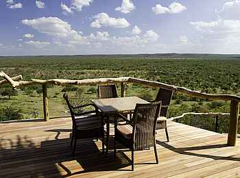 Ongava Lodge: Aussicht vom Deck Ongava Lodge: Aussicht vom Deck