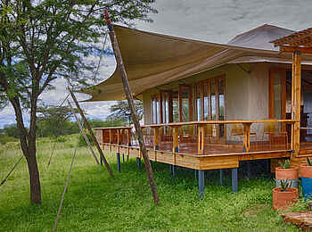 Sayari Camp: Terrasse