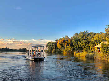 Shametu River Lodge: Auf dem Fluss