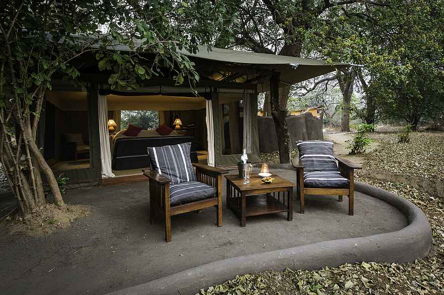 Tena Tena Camp: Private Terrasse Tena Tena Camp: Private Terrasse