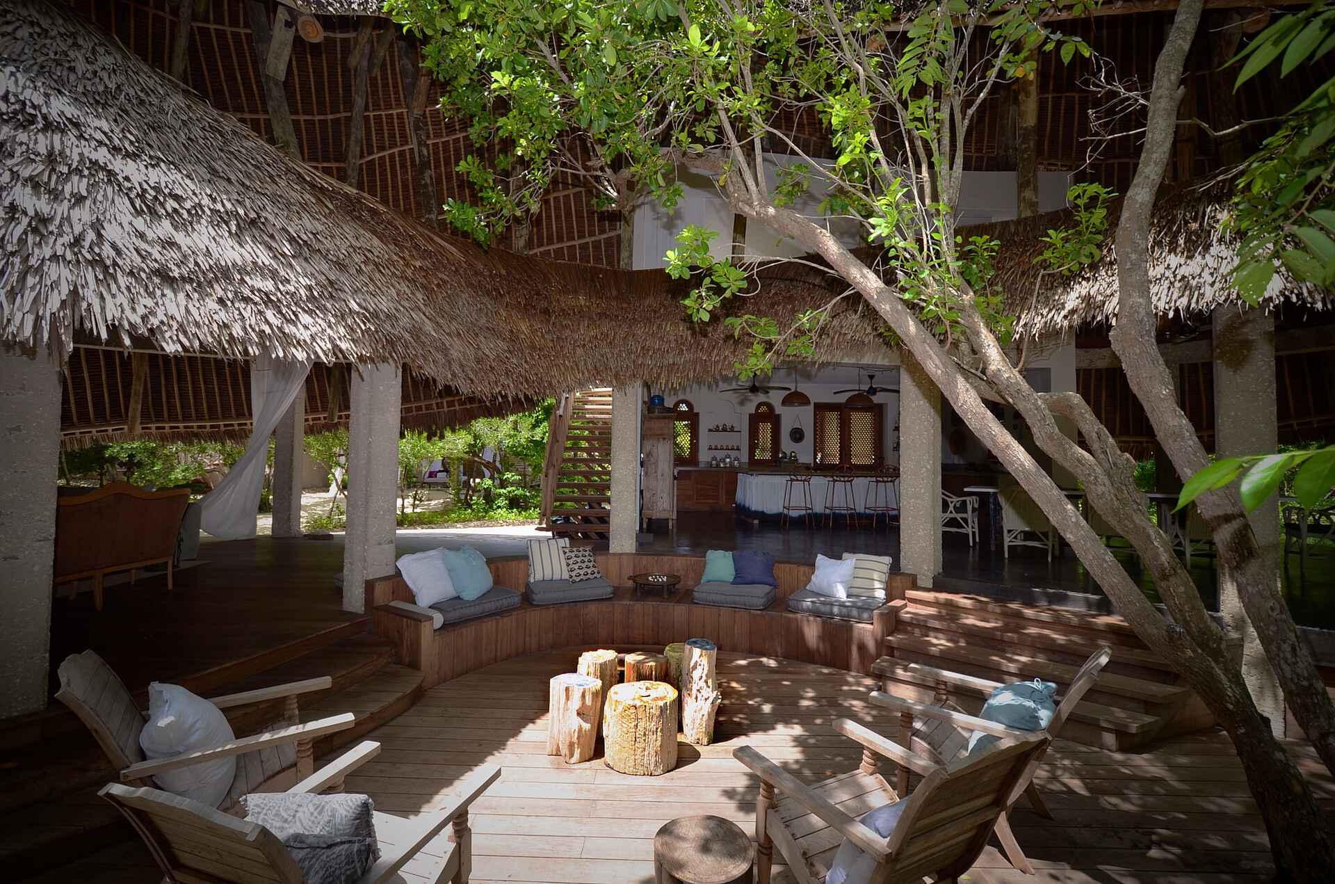 Vamizi Island: Innenhof der Casa Marjani casa marjani, innenhof, &Beyond, Mosambik, Vamizi Island, afrikarma, afrikarma safaris, afrikarma safaris - wildnis. hautnah, afrikarma.de