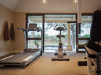 MalaMala Rattrays Camp: Gym der Hauptlodge MalaMala Rattrays Camp: Gym der Hauptlodge