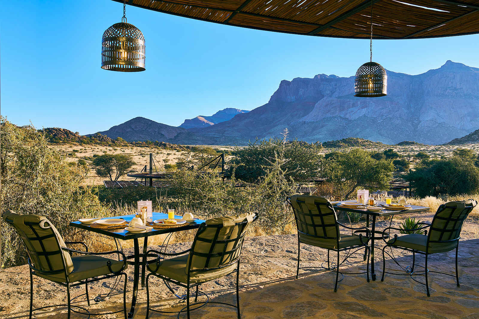 Hohenstein Lodge: Terrasse Hohenstein Lodge: Terrasse