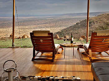Loisaba Tented Camp: Private Veranda Loisaba Tented Camp: Private Veranda