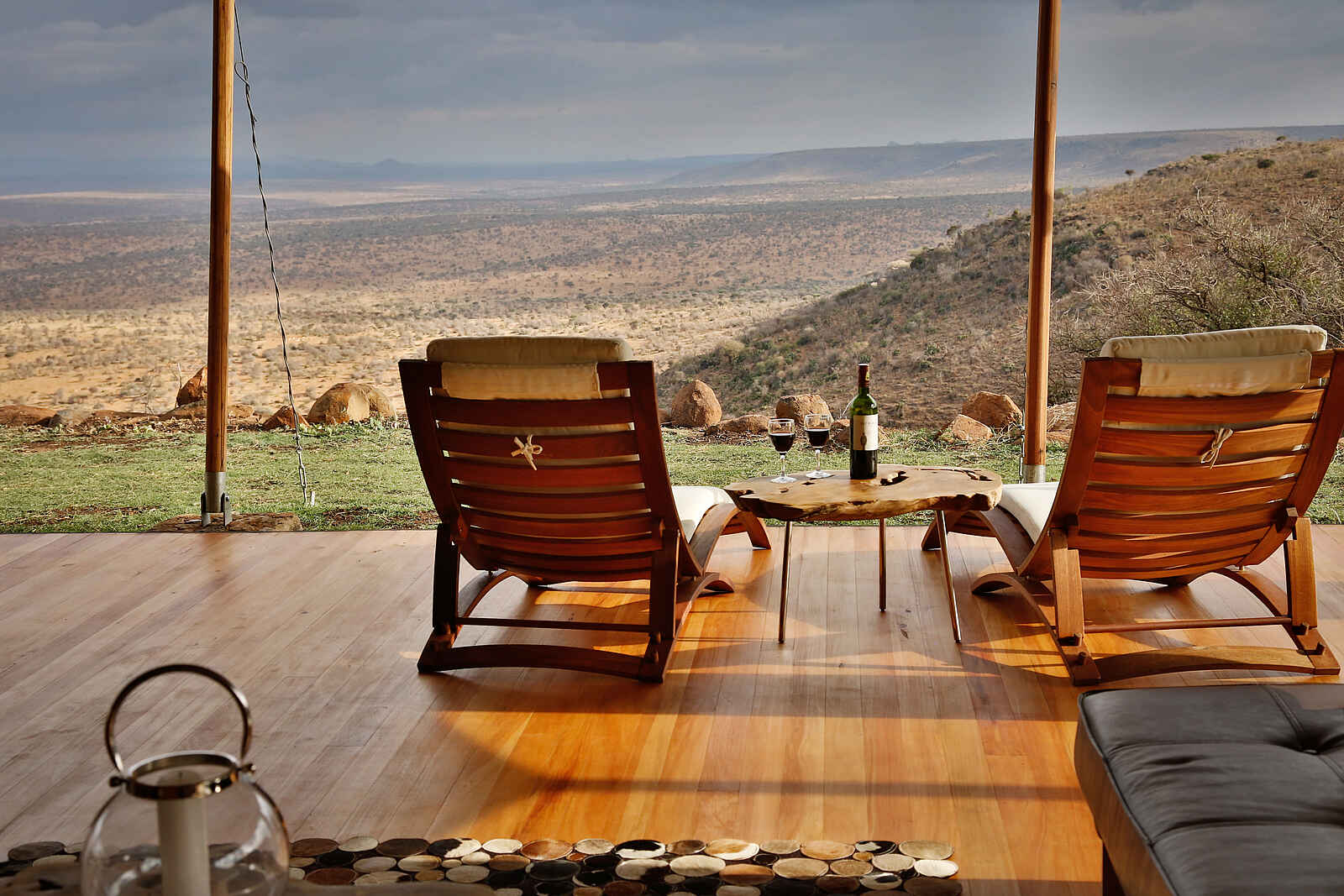 Loisaba Tented Camp: Private Veranda Loisaba Tented Camp: Private Veranda