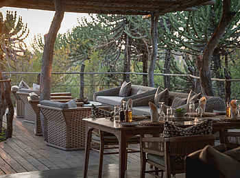 Mashatu Euphorbia Villas: Dining