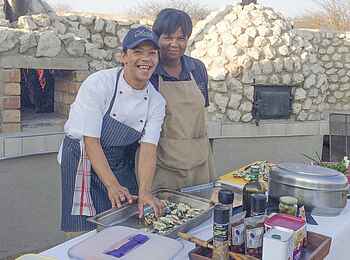 Okutala Lodge: Köche Okutala Lodge: Köche