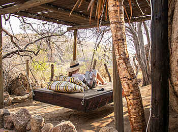 Ondudu Safari Lodge: Tagesbett
