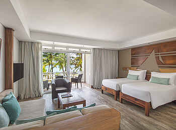 Shandrani Beachcomber Resort and Spa: Superior Suite Bett Shandrani Beachcomber Resort and Spa: Superior Suite Bett