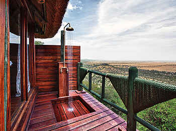 Soroi Serengeti Lodge: Außendusche Soroi Serengeti Lodge: Außendusche