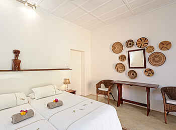 Waterberg Guest Farm: Dekoration im Schlafzimmer Waterberg Guest Farm: Dekoration im Schlafzimmer