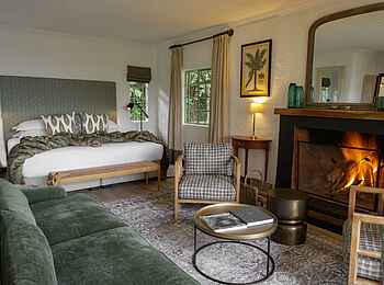 Wilderness Sabyinyo: Das Elternschlafzimmer im Familien Cottage Wilderness Sabyinyo: Das Elternschlafzimmer im Familien Cottage