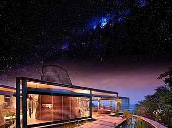 Angama Mara: Der Zentralbereich am Abend Angama Mara: Der Zentralbereich am Abend