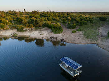 Chobe Game Lodge: Auf dem Fluss 