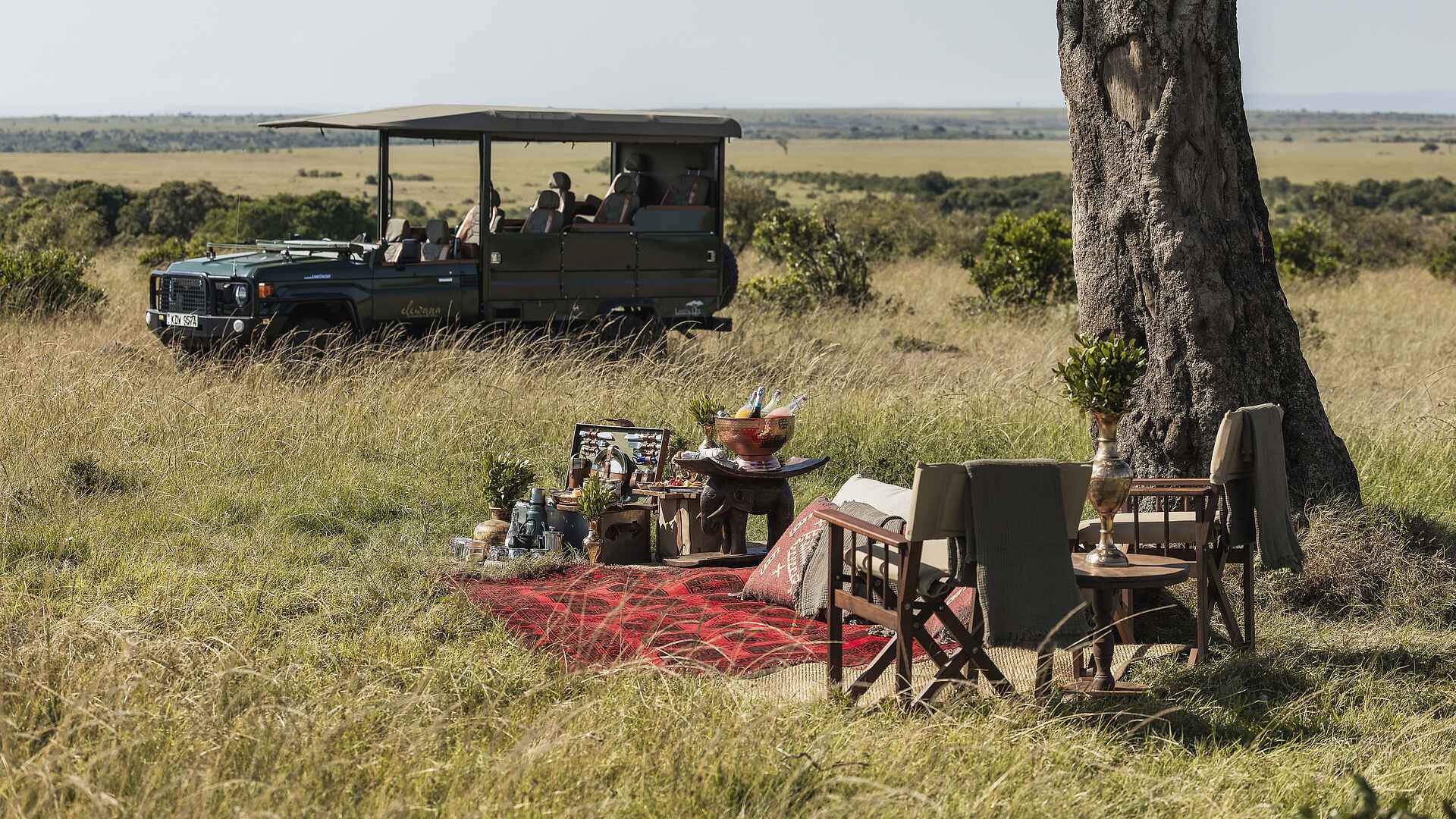 Little Elephant Pepper Camp: Frühstück auf Pirschfahrt