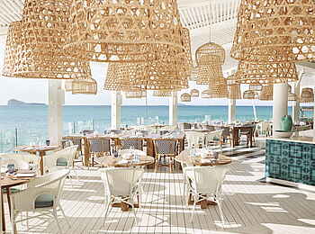 LUX Grand Gaube: Restaurant Außenbereich LUX Grand Gaube: Restaurant Außenbereich