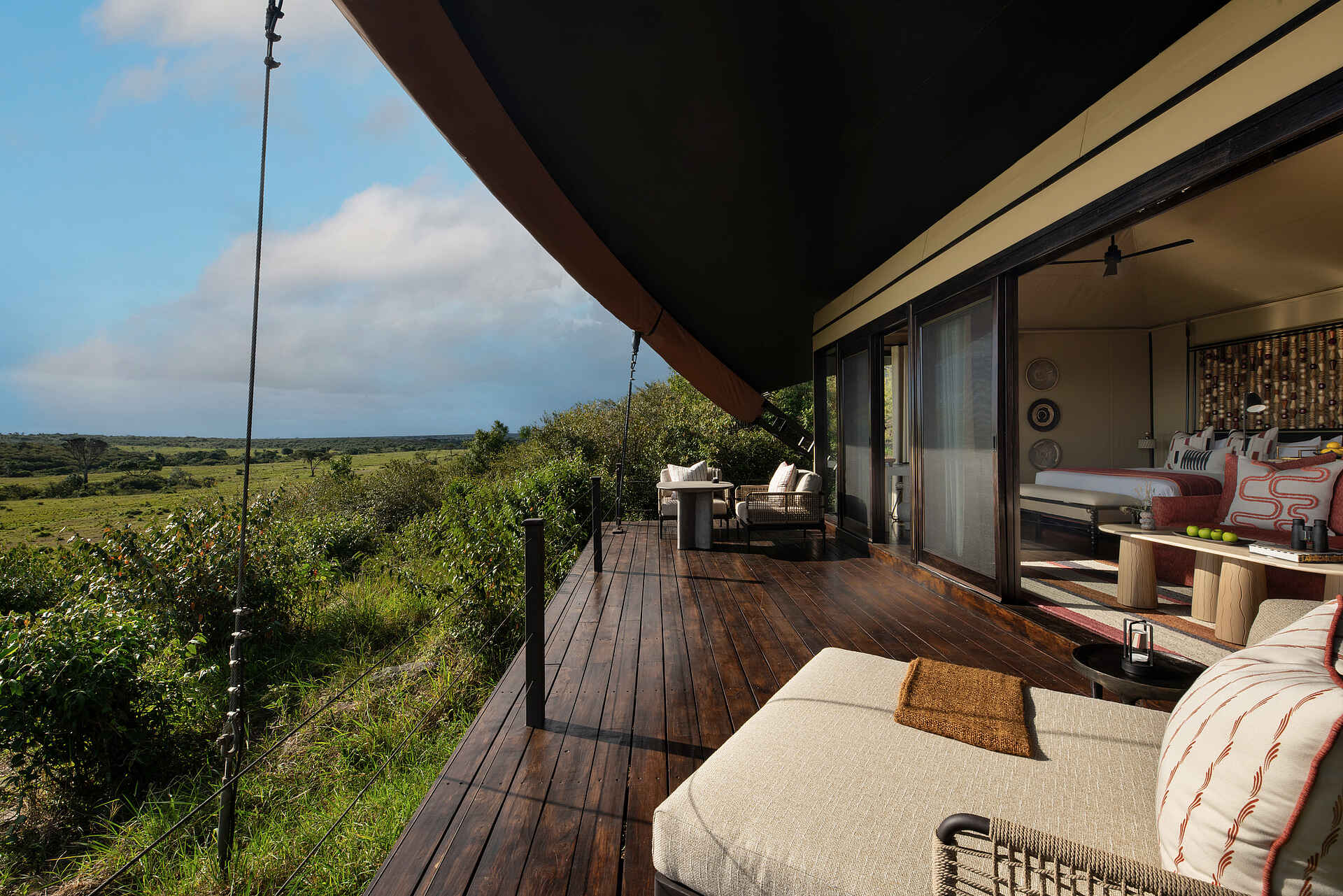 Mahali Mzuri: Terrasse Luxury Zeltsuiten