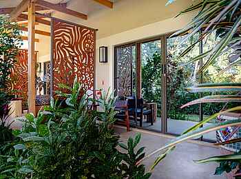 Shongwe Oasis Lodge: Blick hinaus