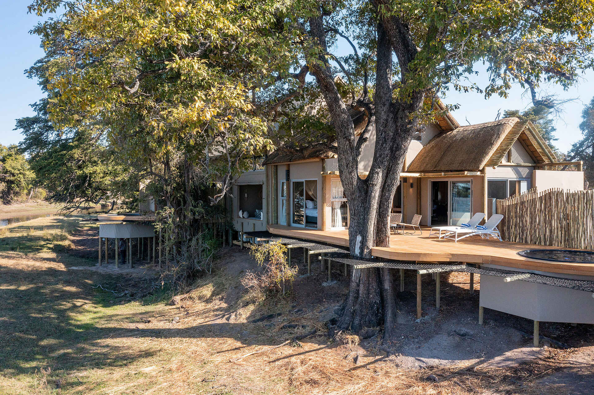 Victoria Falls Hippo Creek Villa: Blick auf die Hippo Creek Villa Victoria Falls Hippo Creek Villa: Blick auf die Hippo Creek Villa