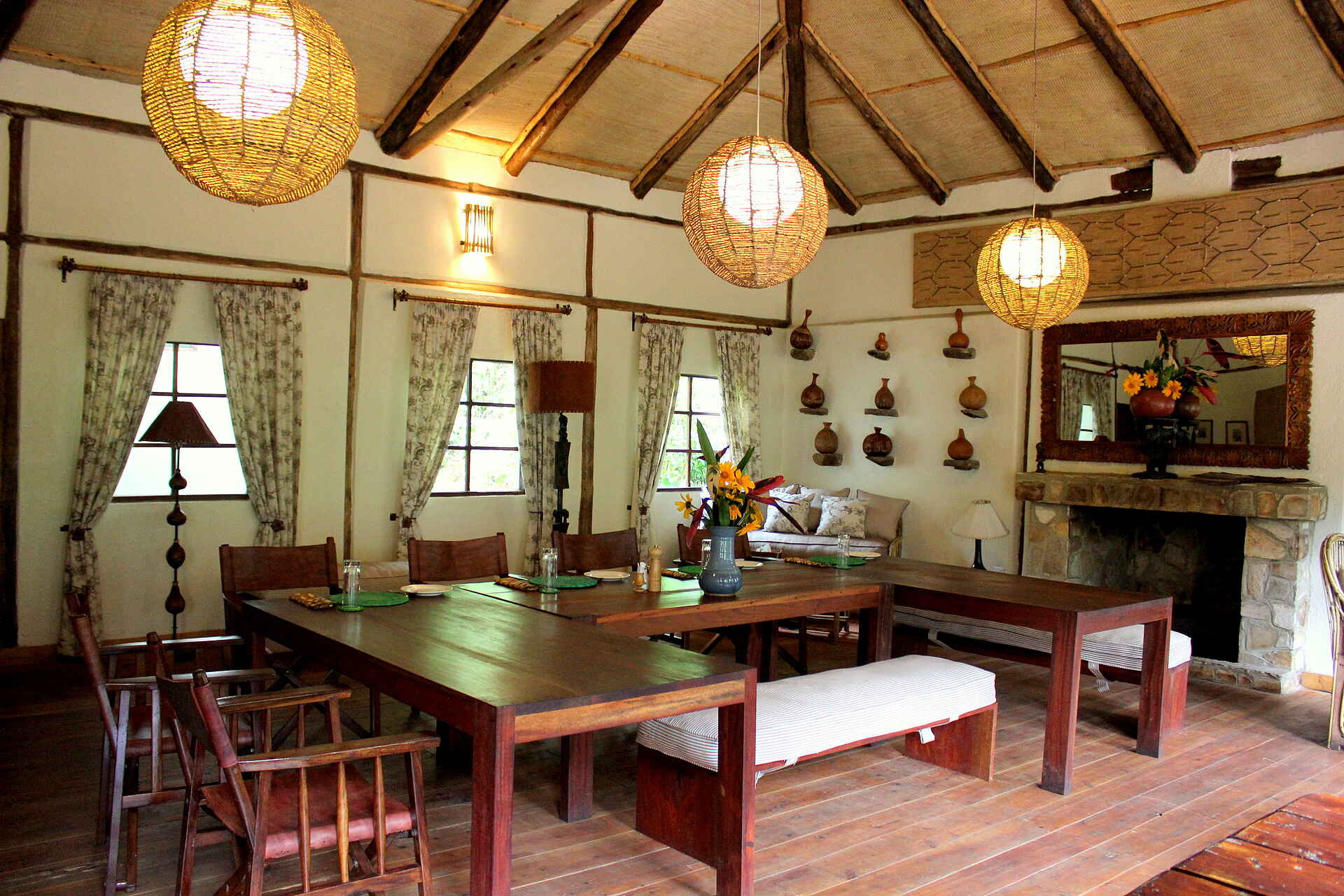 Volcanoes Bwindi Lodge: Speisebereich