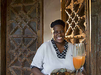 Zarafa Dhow Suites: Getränkeservice