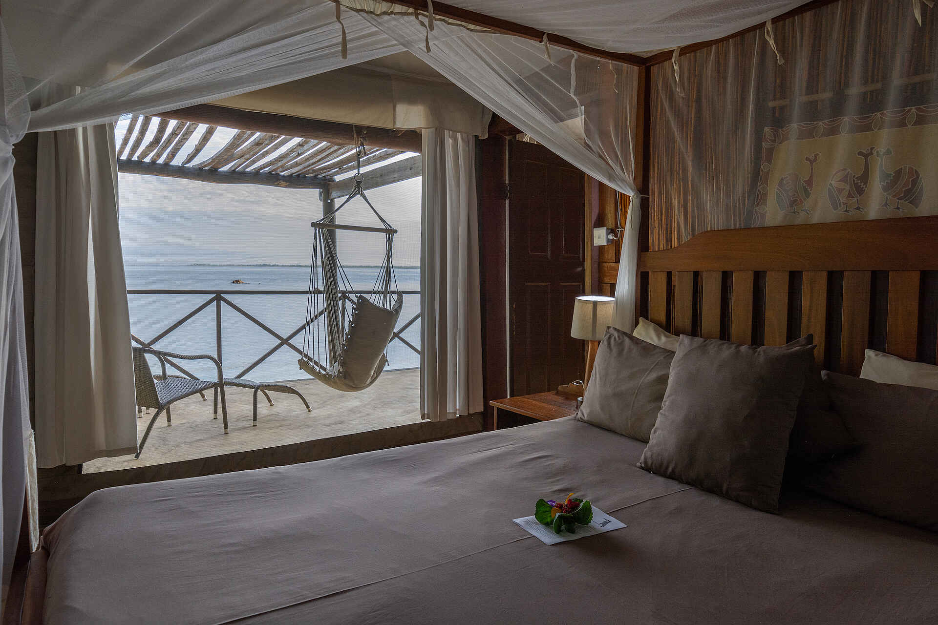 Blue Zebra Island Lodge: Im Hauptbereich des Exekutive Family Chalets