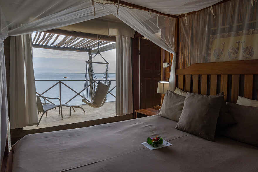 Blue Zebra Island Lodge: Im Hauptbereich des Exekutive Family Chalets Blue Zebra Island Lodge: Im Hauptbereich des Exekutive Family Chalets