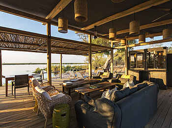 Linyanti Tented Camp: Lounge Linyanti Tented Camp: Lounge
