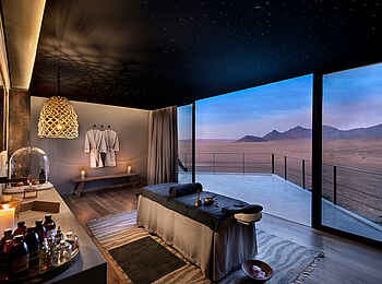 andBeyond Sossusvlei Desert Lodge: Der elegante Spa andBeyond Sossusvlei Desert Lodge: Der elegante Spa