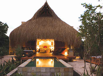 Azura Benguerra Island: Villa Amizade in der Dämmerung Azura Benguerra Island: Villa Amizade in der Dämmerung