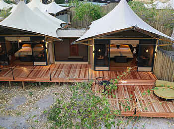 Khwai Leadwood: Familienzelt