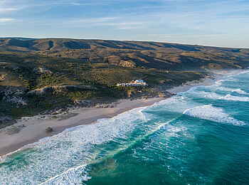 Lekkerwater Beach Lodge: Die Lodge aus der Vogelperspektive Lekkerwater Beach Lodge: Die Lodge aus der Vogelperspektive