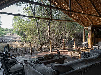 Mashatu Tent Camp: Lounge im Zentralbereich Mashatu Tent Camp: Lounge im Zentralbereich