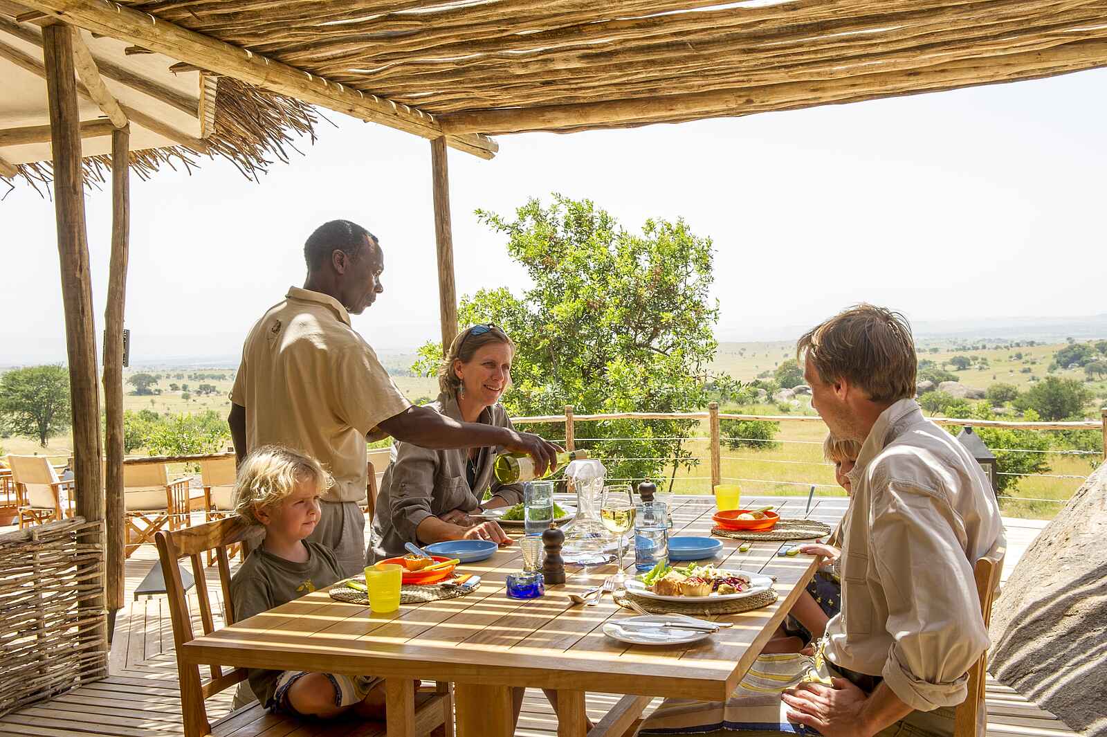 Mkombe's House Lamai: Das Essen wird serviert Mkombe's House Lamai: Das Essen wird serviert