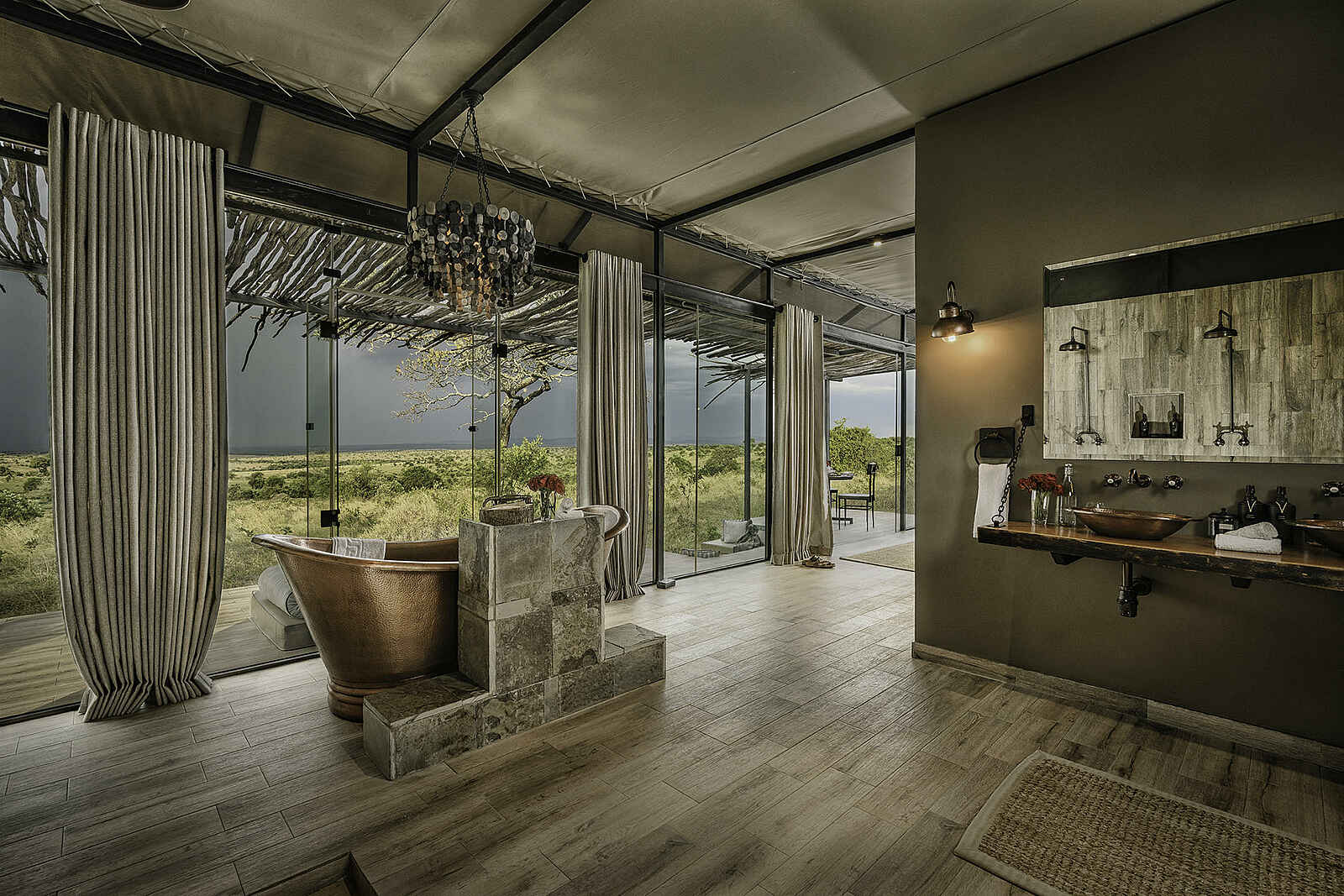 Nimali Mara Camp: Das Badezimmer Nimali Mara Camp: Das Badezimmer