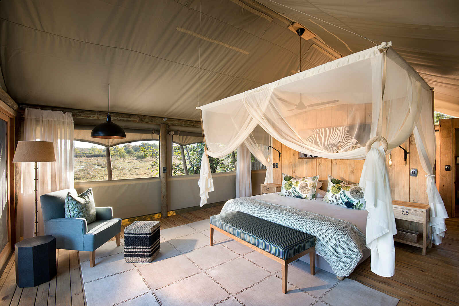 Sable Alley Camp: Schlafzimmer im Zelt Sable Alley Camp: Schlafzimmer im Zelt