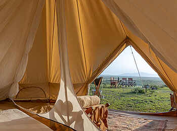 Serian´s Lamai Camp: Fly Camping Ausblick