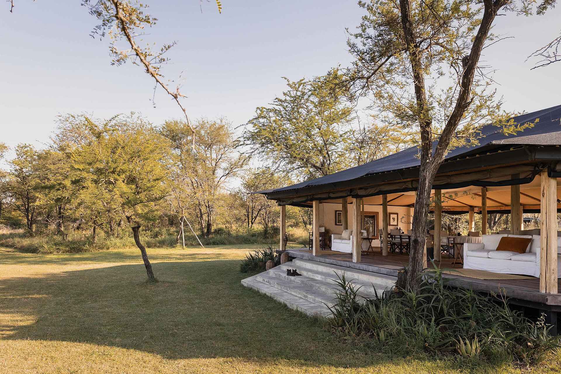 Serian´s Lamai Camp: Terrasse